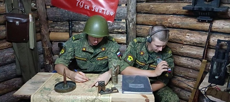 Студенты военно-учебного центра Кубанского аграрного университета посетили музей артефактов поискового отряда «Кубанский рубеж» «К-95»