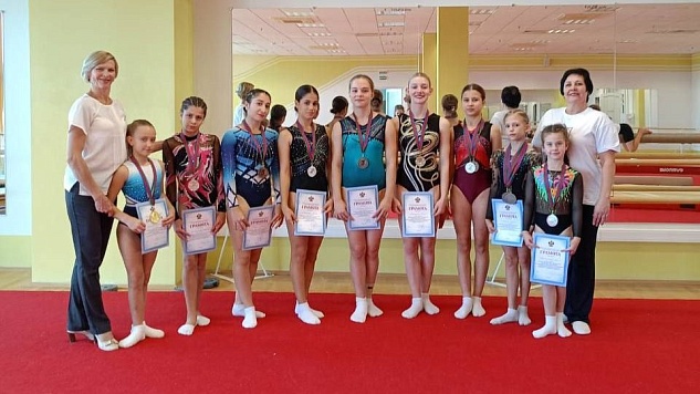 Юные гимнастки Славянского района приняли участие в краевых соревнованиях по спортивной гимнастике «Золотая осень»