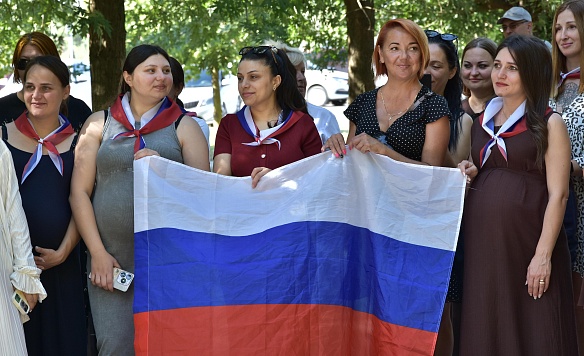 В г.Славянске-на-Кубани прошел Всероссийский флешмоб