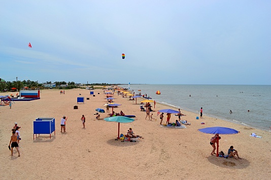 Режим работы автобуса на пляж Азовского моря
